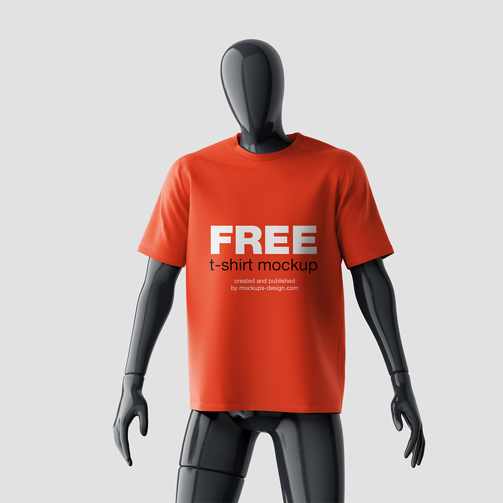 Free T-Shirt Mockup - Allmockups