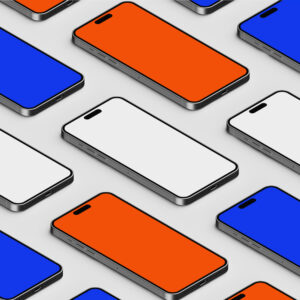 Grid iPhone 14 Pro Max Mockup